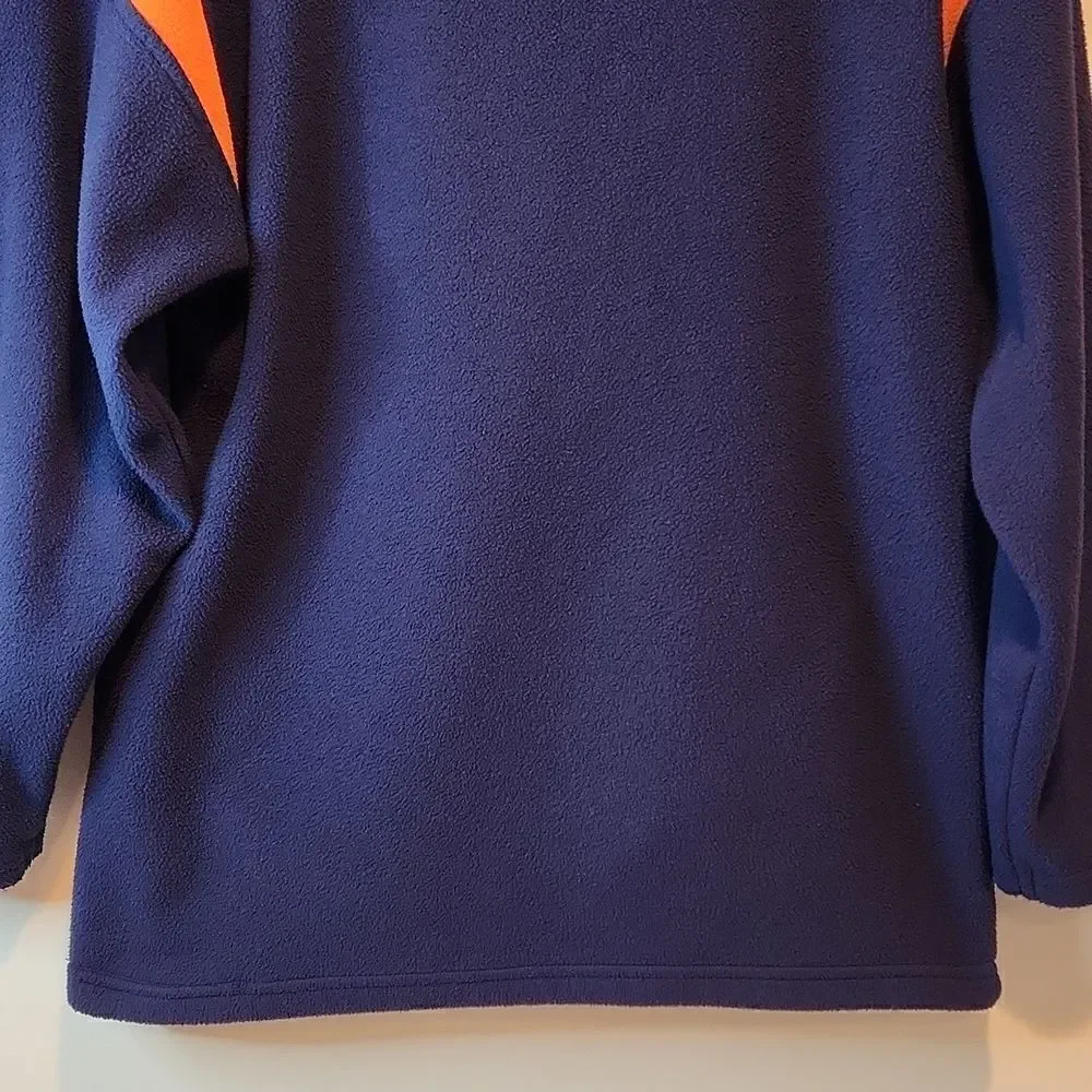 Official NFL Team Apparel Denver Broncos 1/4 Zip Fleece Youth Size 14/16 EUC